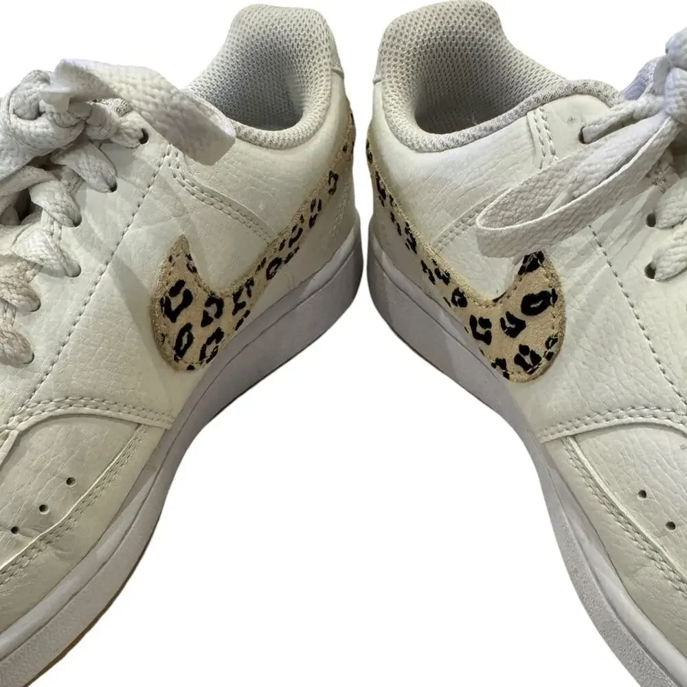 Nike Court Vision Sail Leopard Women's HF9552-100 Sneakers 7.5